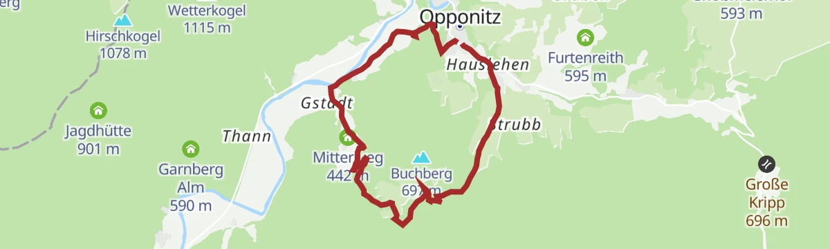 Route map: Lucken